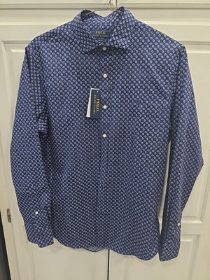 Polo Ralph Lauren rn 41381 ca 56658 (Slim Fit) Blue Retail 16 1/2