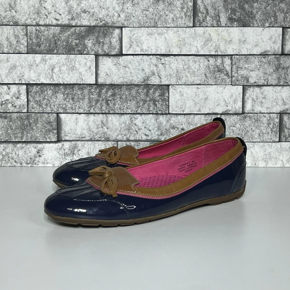 LL Bean Mujer’s 6 Cuero Impermeable Pato Bota Plana Foto 3 de 4