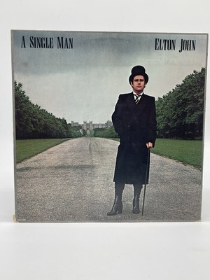 ELTON JOHN A SINGLE MAN 12'' LP VG+ VINYL RECORD GATEFOLD MCA 1978