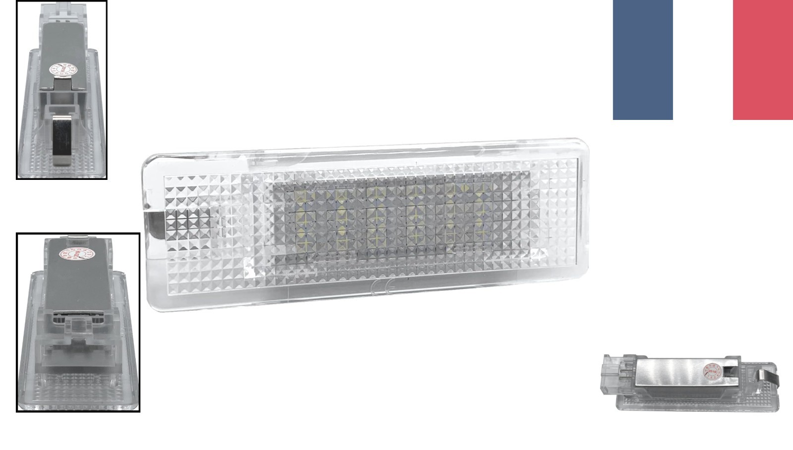 Éclairage LED de coffre haut de gamme finition SMD compatible Volkswagen et SEAT