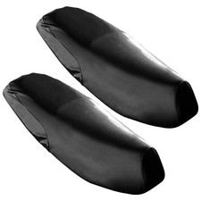 2 Pcs Motorcycle Saddle Pad Electric Seat Cover Cushion L Size