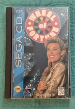 Wheel of Fortune (Sega CD) CIB, Tested & Working. Damaged Case 