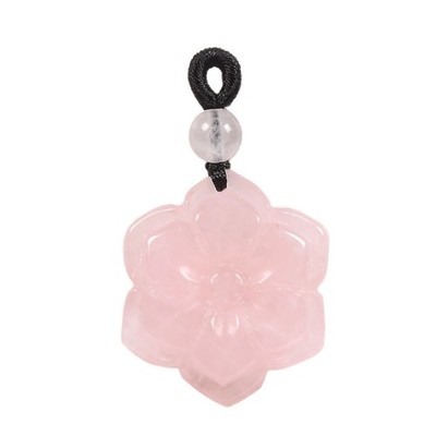 30mm Small hand Carved Double gemstone flower jewelry making DIY beads necklace