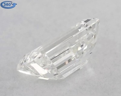 1.23 CT Certified AGI Emerald Cut Natural Mined Diamond Loose H color IF clarity