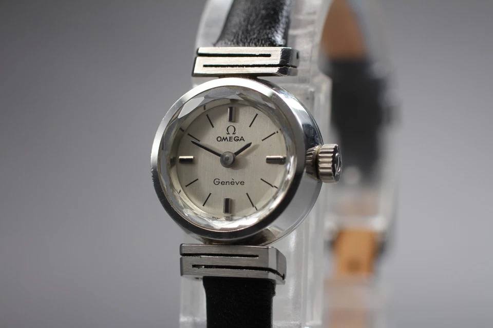 Vintage 1970 Omega Genève Cal.485 Ref.511.317 Silver Dial Ladies Watch Near Mint - Image 2 of 4