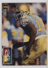 1995 Upper Deck Collector's Choice Players Club JJ Stokes #10 Rookie RC