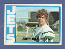1972 Topps Football ~ John Riggins Rookie ~ Card #13 ~ EX+/EM. rookie card picture