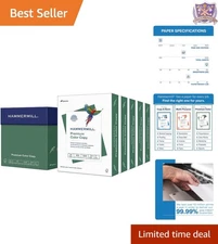 Printer Paper  Color 28lb Copy 8.5x11 2500 Sheets Bright White Sustainable