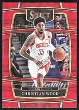 8743G 2021-22 Panini Select #61 Christian Wood Red Wave Prizms