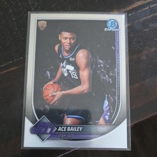Topps 2025-26 Bowman Chrome Ace Bailey Utah Jazz #BCV-5