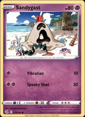 Pokemon - Sandygast #125/264 - FST Common