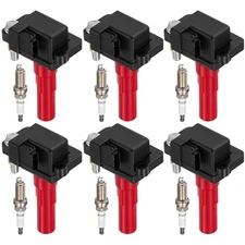 -Pack UF287 Ignition Coils & 4704 Spark 6 UF287 Coil Pack+4704 Spark Plugs