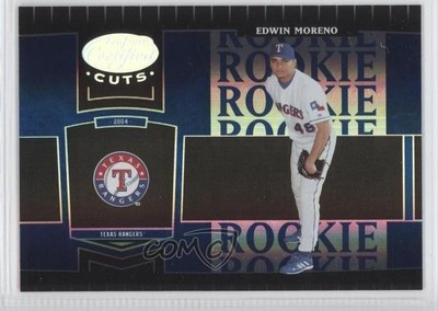 2004 Leaf Certified Cuts Marble Blue /50 Edwin Moreno #264 Rookie RC
