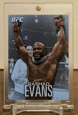 2012 TOPPS UFC KNOCKOUT - RASHAD EVANS MAT PARALLEL 1/1  ONE OF ONE - 