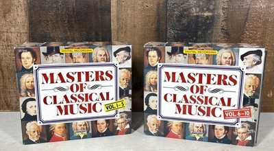 Masters of Classical Music 10 CD Set Laserlight Digital Vol 1-10