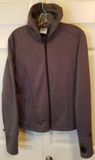 HARLEY DAVIDSON Front Zip Hooded Jacket Brownish Green Size Large