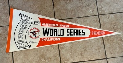 Ｕ.Ｓオリンピックチームコレクターピンズ Vintage Baltimore Orioles World Series pennant 1983 Cal Ripken Jim