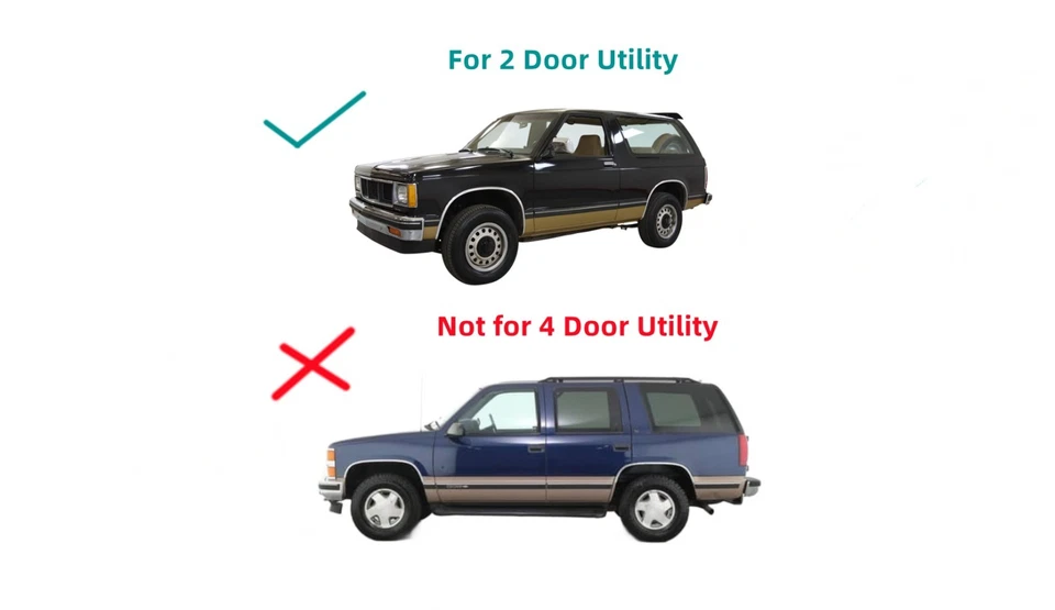 Vidrio transparente para conductor/cuarto izquierdo OEM para GMC Yukon Chevy Blazer Tahoe 2 puertas Foto 3 de 4