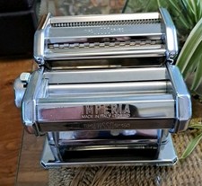 Boxed Imperia tipo lusso sp150  Stainless Steel Italian Manual Pasta Machine.