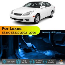 16 X Ice Blue Led Lights Interior Package For 2002 - 2006 Lexus Es300 Es330