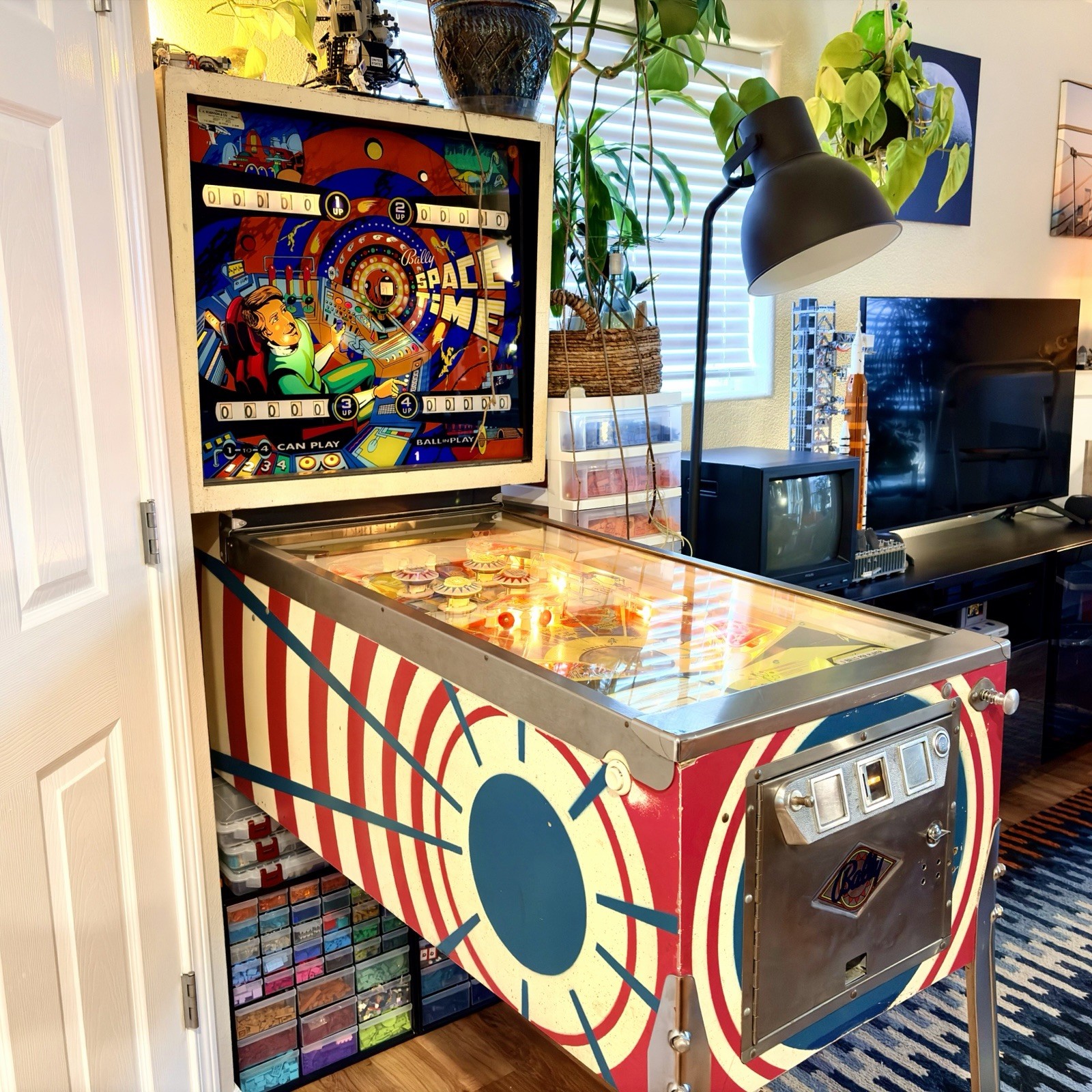 1972 Bally Space Time Pinball Machine Restored Working Beautifully ...