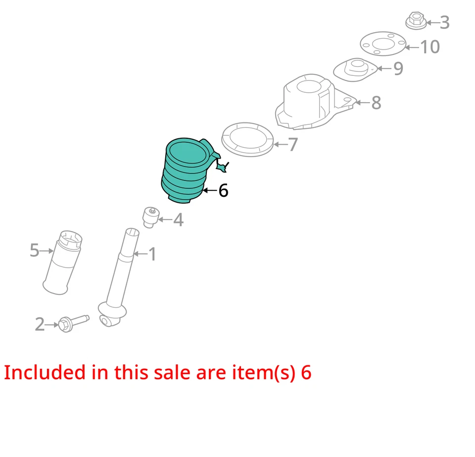 Se adapta a Ford Mercury Taurus 2008-2009 Sable Spring - Trasero 8G1Z5560C - Nuevo OEM Foto 3 de 4