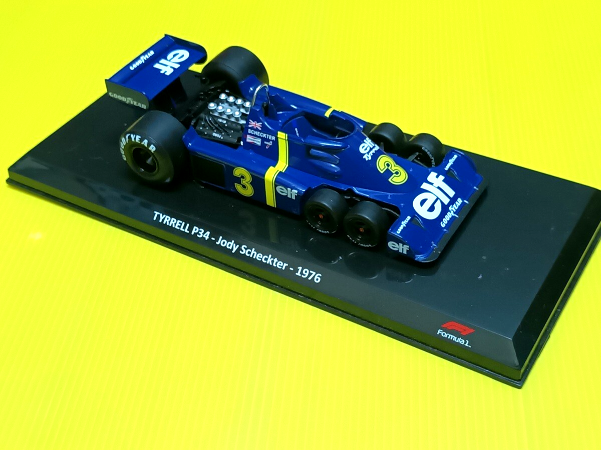 再値下げ！Tyrrell P34 1976 Jody Scheckterミニカー Amazon.com: Tyrrell P34#3 Jody Scheckter F1 Formula One