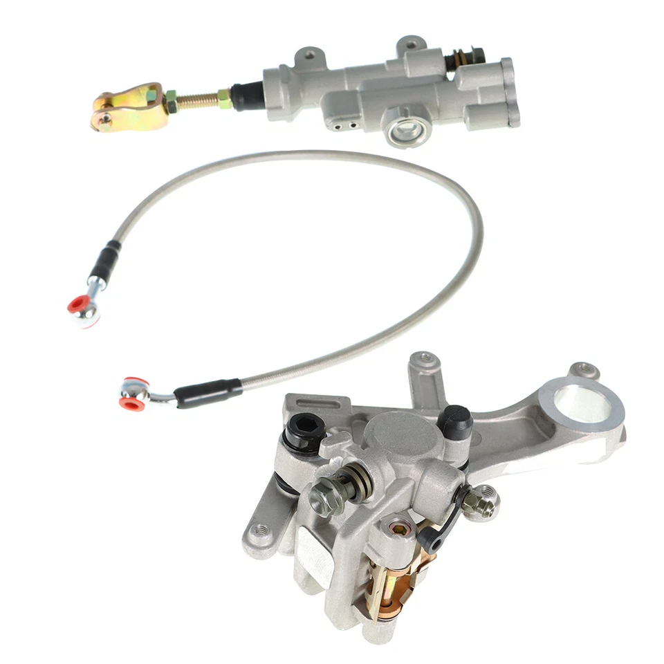 For Honda CRF450R 2002-2020 Rear Brake Master Cylinder &Brake Caliper &Hose New - Image 2 of 4