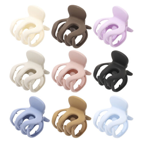 Hair Accessories Frosted Jelly Color Crab Hair Clip Morandi Acrylic Barrettes - Picture 2 of 23