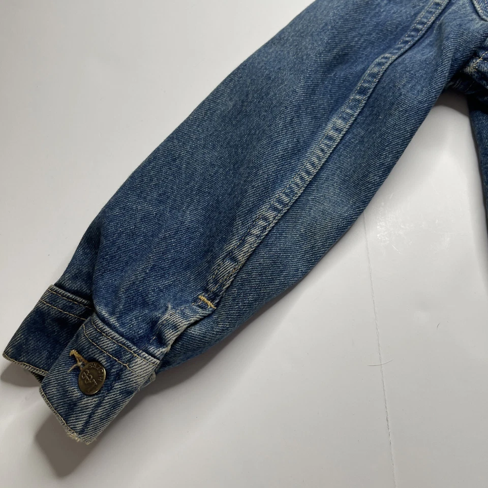 Chaqueta vaquera Lee Jean niñas talla? Leer para Medidas Estampado Tigre Parte Trasera De Colección Foto 3 de 4