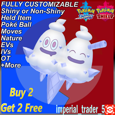 Pokémon Sword and Shield   Shiny Vanilluxe   W/ Best 6IV Customizable