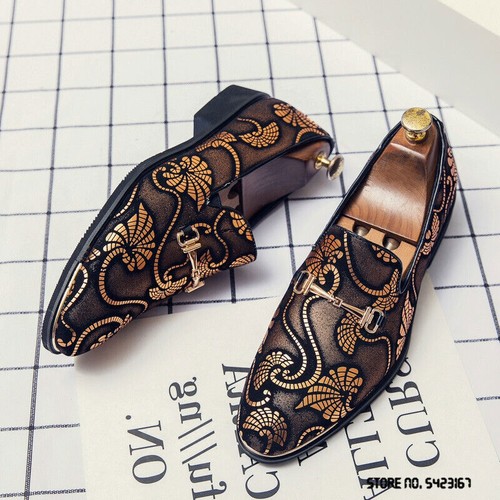 2022 Hombres Zapatos de vestir de cuero Patrón Nacional Oxfords Caballero Zapatos de boda - Imagen 9 de 15