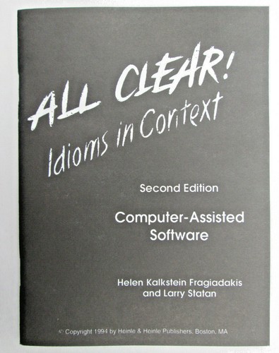 VTG 1994 Mac Software All Clear Idioms in Context 4 Disc Set Fragiadakis/Statan - 第 5/6 張圖片