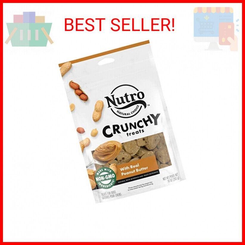 Nutro Crunchy Dog Treats with Real Peanut Butter, 10 Oz. Bag eBay