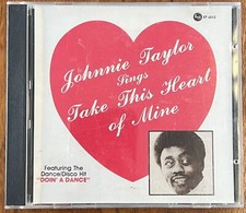 RARE Johnnie Taylor sings Take This Heart Of Mine (CD, 1993) Marketing West LA RARE Johnnie Taylor sings Take This Heart Of Mine (CD, 1993) Marketing West LA
