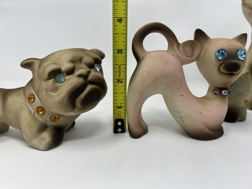 MCM Five Roselane California Pottery Sparklers gatti, bulldog e gufo - Foto 14 di 17