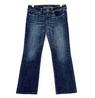 American Eagle AEO 2012 Womens 6 Short (32x26.5) Straight Stretch Blue Jean NWOT