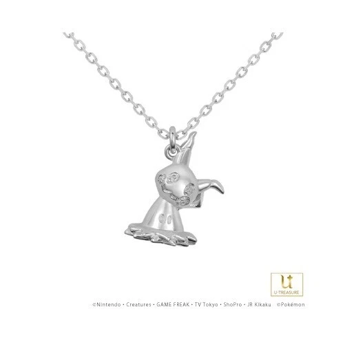Pokemon Mimikyu necklace silver accessories Japan New