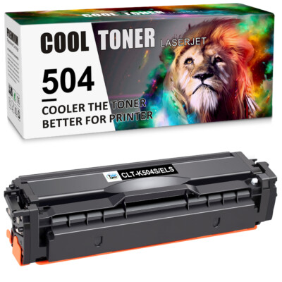1PK CLT-K504S Black Toner for Samsung Xpress SL-C1810W C1860FW CLP-415N CLX-4195