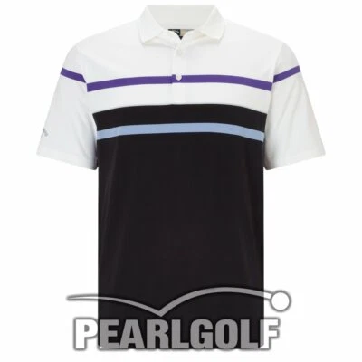 CALLAWAY GOLF REFINED STRIPE ROADMAP POLOSHIRT - MODELL 2018 - HERREN - NEU