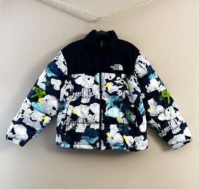 The North Face Men's 1996 Retro Nuptse 700 Down Puffer Jacket Abstract  Floral L