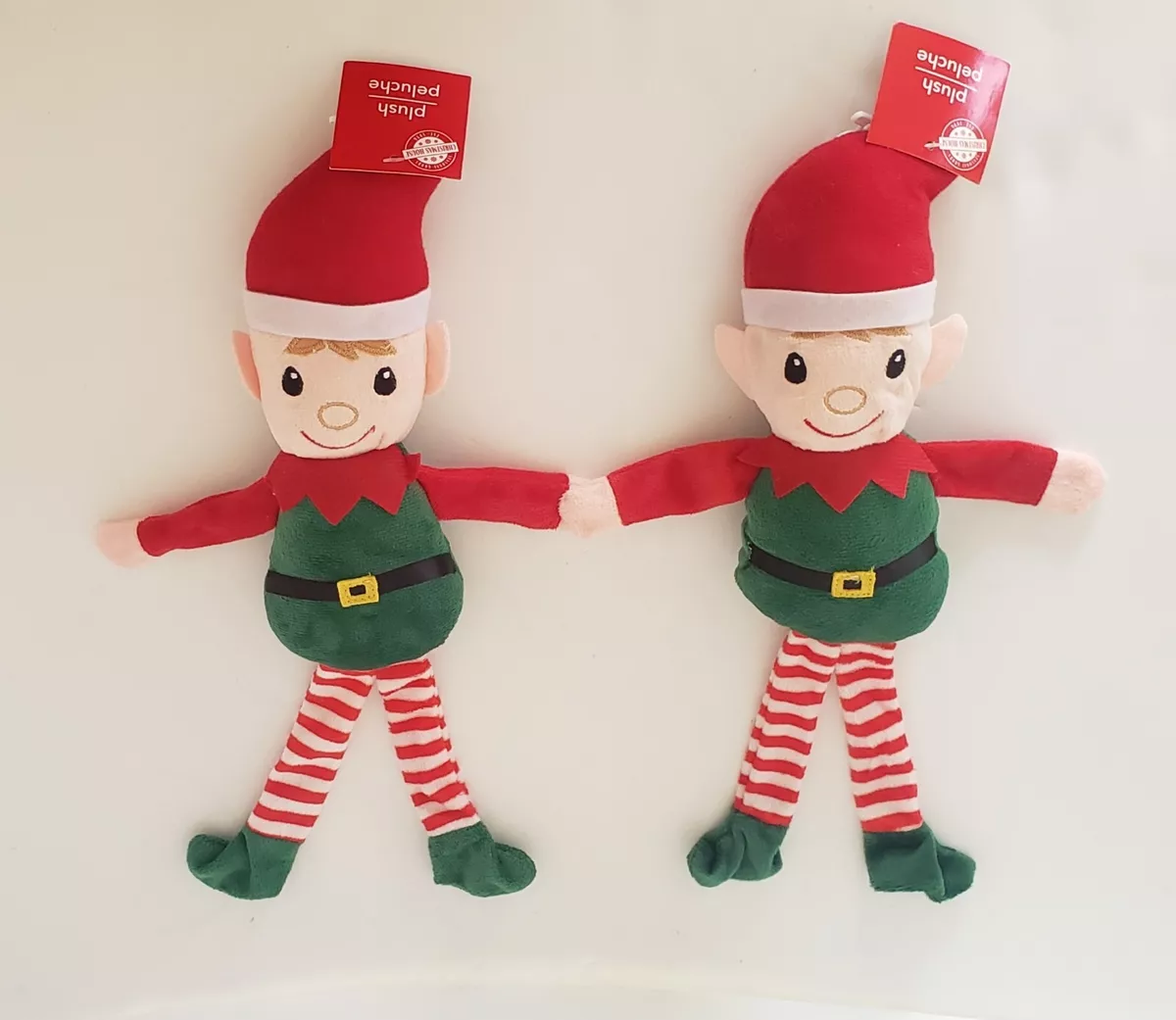 Christmas house hot sale plush elves