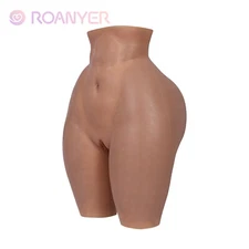 Roanyer Silicone Realistic Hip Enhancer Fake Buttocks Lifter Pant for Crossdress