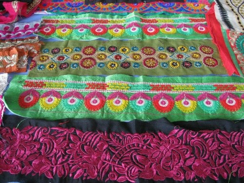 For craft Total of the 400 grams embroidered border for craft and sewing - Picture 8 of 10