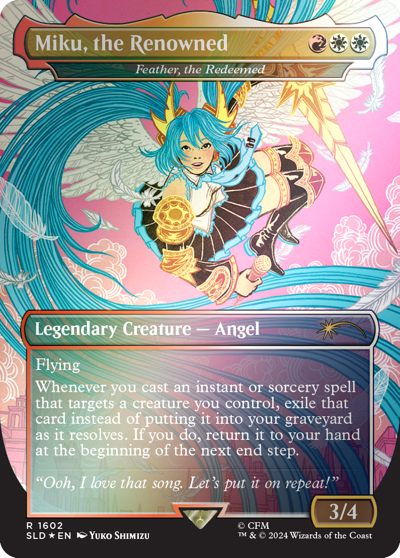 マジック：ザ・ギャザリング Secret Lair Hatsune Miku: Sakura JP Foil Secret Lair Hatsune Miku Sakura Superstar Set of 2 EN JP