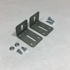 Two Jamb Bracket J-4 Garage Door w/ Lag & Track Bolt Quality Overhead Hardware 