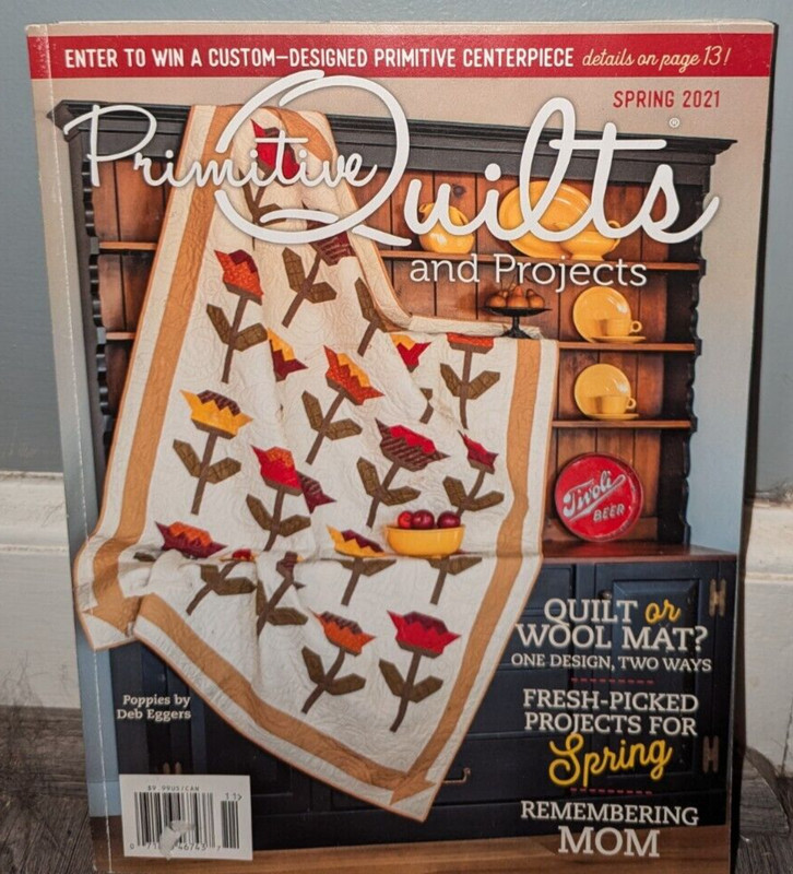 Primitive Quilts and Projects Magazine - Spring 2021