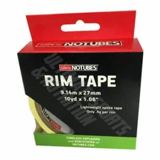 Stan's NoTubes Roll 27mm x 10 yd Tape Stans Yellow 27 mm No Tubes Rim Tape