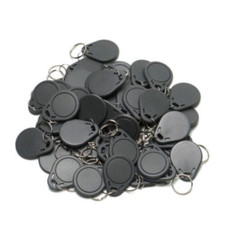 50PCS Black RFID 125KHz Writable Rewrite T5577 Keyfobs Proximity Access Tag