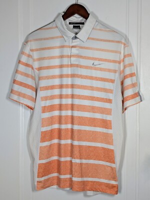 tiger woods nike no collar shirt
